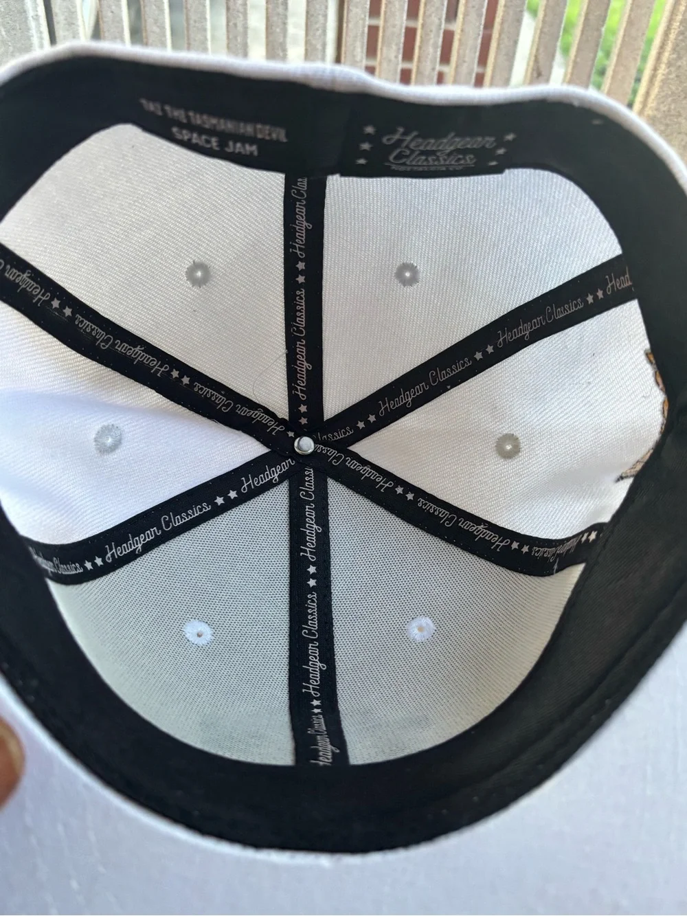 Tune Squad White Fitted Hat - HGC Fitted 7 1/4